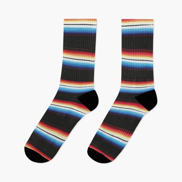 Item preview, Black neon Serape Mexican serape blanket vibrant color stripes zarape saltillo lines pattern designed and sold by T-Mex.