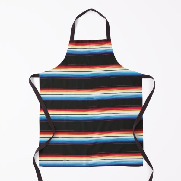 Item preview, Black neon Serape Mexican serape blanket vibrant color stripes zarape saltillo lines pattern designed and sold by T-Mex.