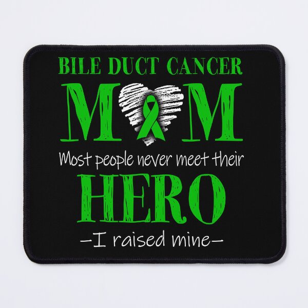 Item preview, Proud Bile Duct Cancer Mom HERO I Raised Mine designed and sold by Mnrshirley.