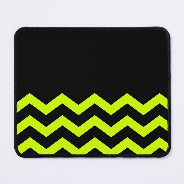 Artikelvorschau, NEON GELB UND SCHWARZ CHEVRON ZIG ZAG HALBTONMUSTER - VON OZCUSHIONSTOO entworfen und verkauft von ozcushionstoo.