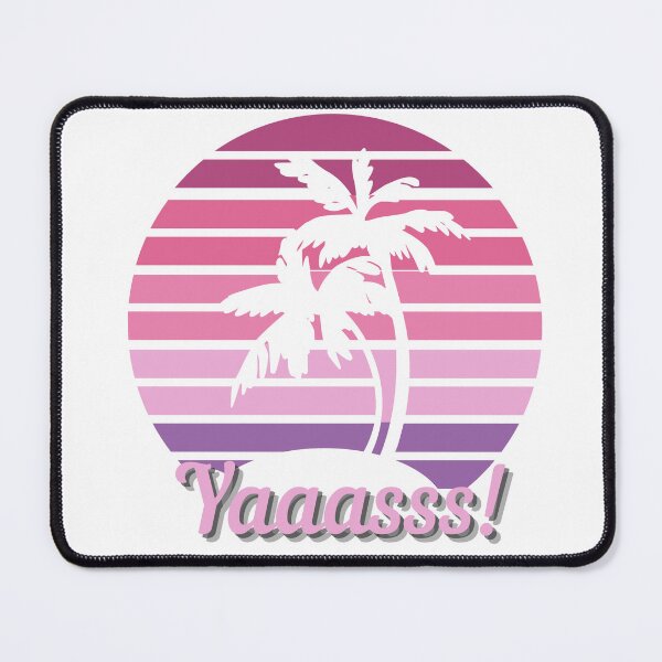 Item preview, Vintage Tropical Sunset, YAAASSS, Sunset Chaser, Sliving designed and sold by Sun Sand & Sea Art.