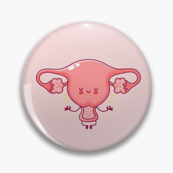Item preview, Funny female reproductive system || Hand drawn uterus || womb female reproductive sex organ and flowers. designed and sold by Artw0rld.