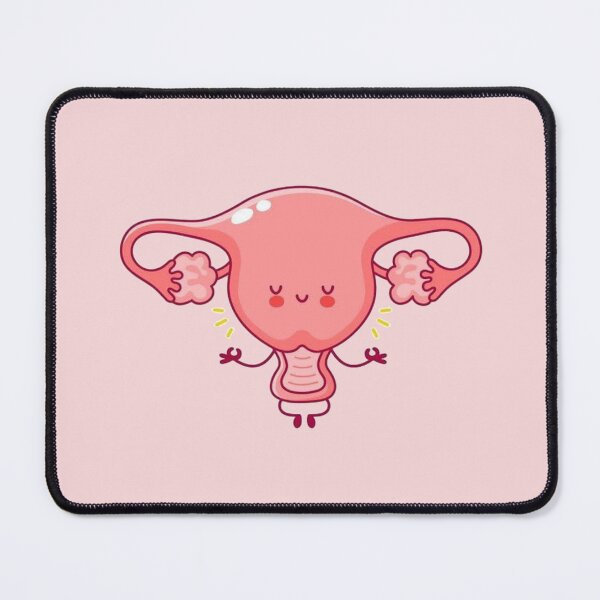 Item preview, Funny female reproductive system || Hand drawn uterus || womb female reproductive sex organ and flowers. designed and sold by Artw0rld.