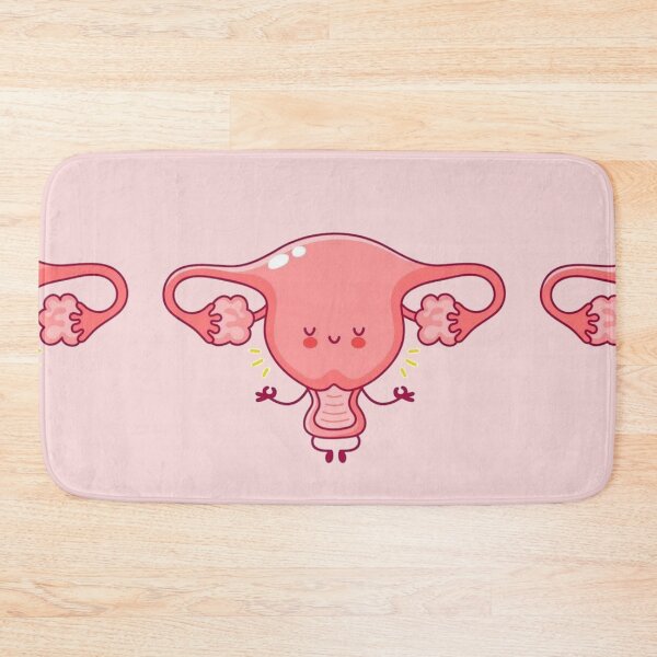 Item preview, Funny female reproductive system || Hand drawn uterus || womb female reproductive sex organ and flowers. designed and sold by Artw0rld.