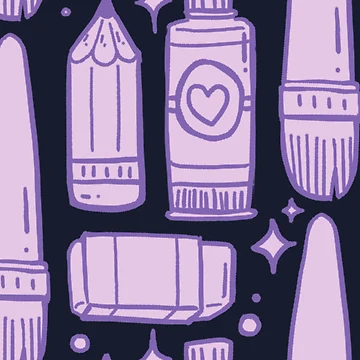 Artwork thumbnail, Magic Arttools Pattern by PatternsaPlenty
