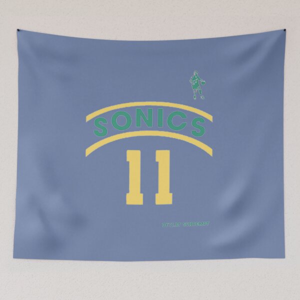 Item preview, Detlef Schrempf Retro Supersonics Jersey 90s Style Fan Art designed and sold by NathanSmith2.