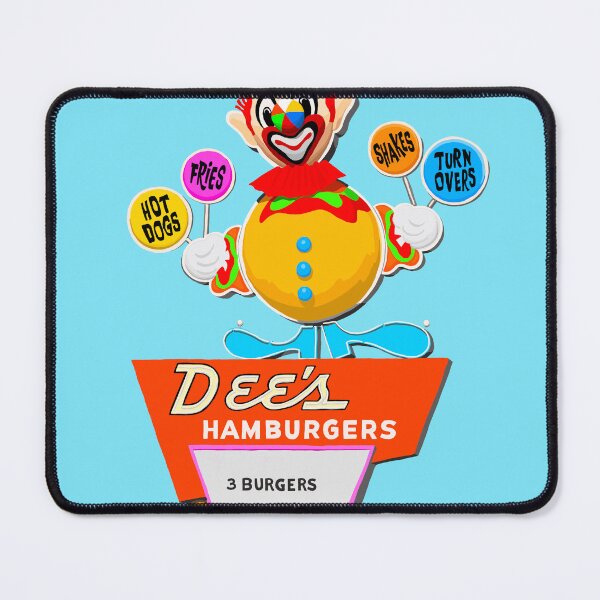 Item preview, Vintage Dee's Burger Clown Sign designed and sold by Curtis Jensen.