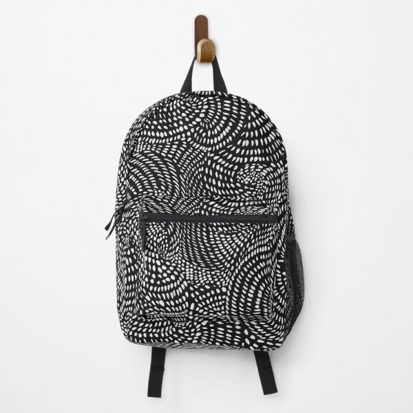 Item preview, Black and white abstract pointillist pattern designed and sold by anaskwi.