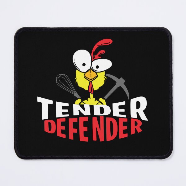 Item preview, Tender Defender, Funny Chicken Defender designed and sold by Chelsealuv Krigbaum.