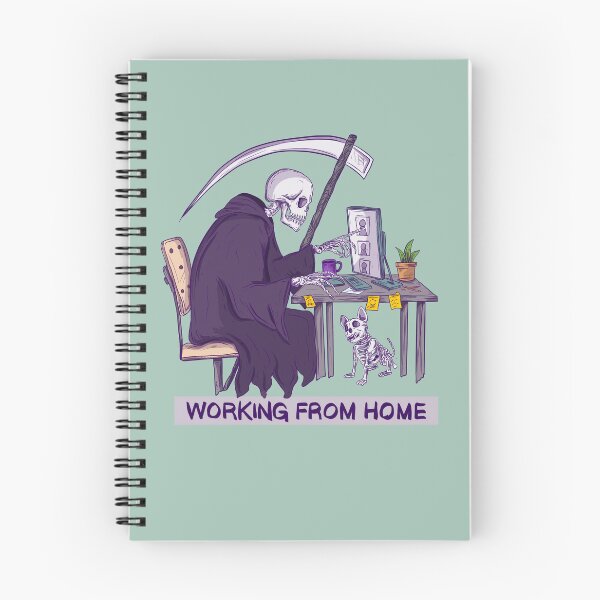 Item preview, Working from home skeleton designed and sold by Jess.a.creates.