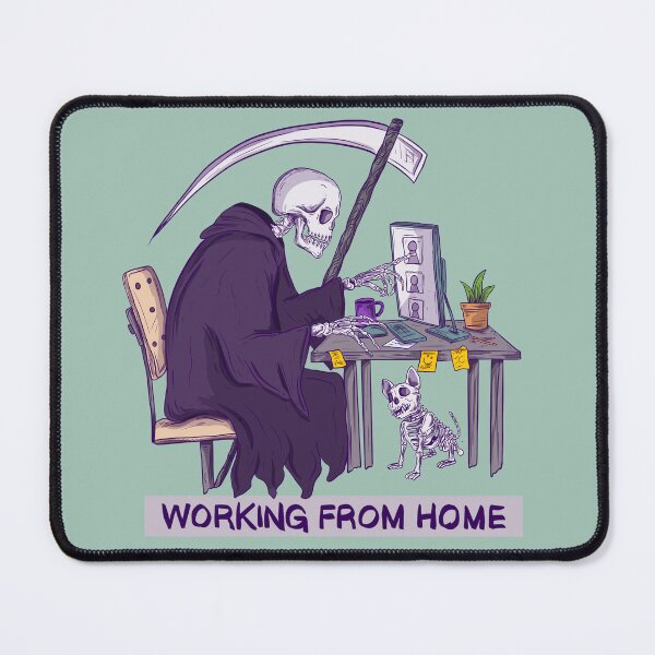 Item preview, Working from home skeleton designed and sold by Jess.a.creates.