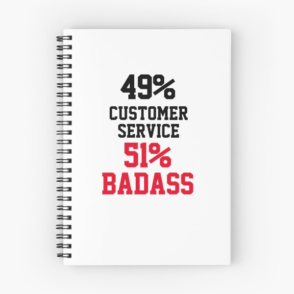Item preview, Badass Customer Service designed and sold by Yay Design.