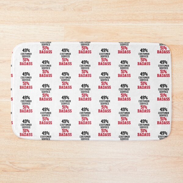 Item preview, Badass Customer Service designed and sold by Yay Design.