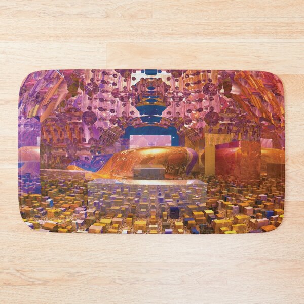 Item preview, Circus City 3d Fractal Art Abstract Art Digital Art designed and sold by Dr-Pen.