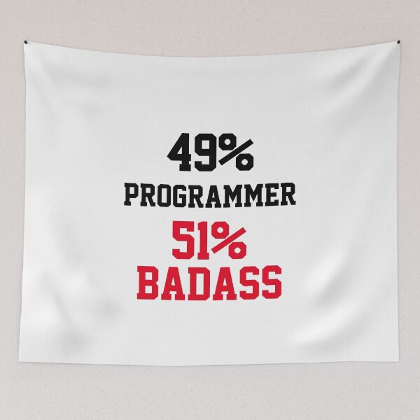 Item preview, Badass Programmer designed and sold by Yay Design.