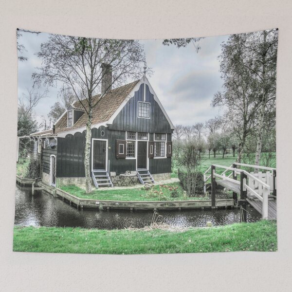 Item preview, Zaanse Schans, The Netherlands, one of my favorite places to visit in this world. Love this town in Holland so much! A lovely photograph with dream smoothing artistic effect. designed and sold by Orianah.