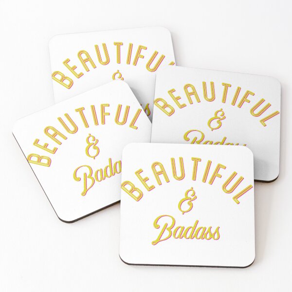 Item preview, Beautiful & Badass * designed and sold by Sarcasmagic.