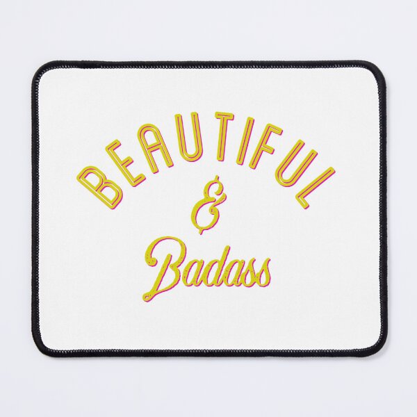 Item preview, Beautiful & Badass * designed and sold by Sarcasmagic.
