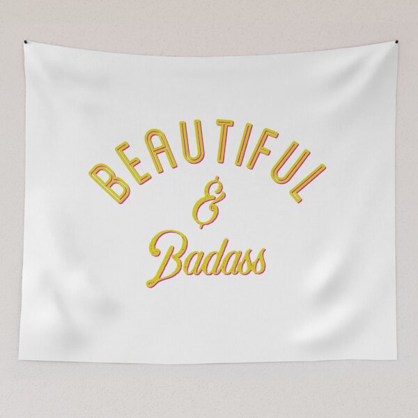 Item preview, Beautiful & Badass * designed and sold by Sarcasmagic.