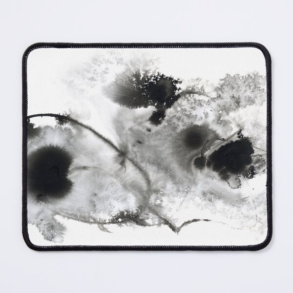 Item preview, Black And White Modern Abstract Monochromatic Ink Painting designed and sold by Art by Gordan P. Junior.