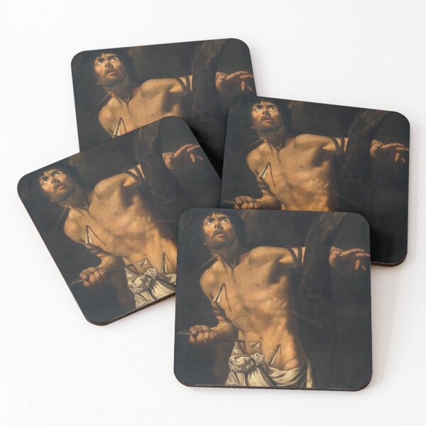 Item preview, Saint Sebastian | Caravaggesque Art | 1650 Renaissance Christian Art designed and sold by CJET.