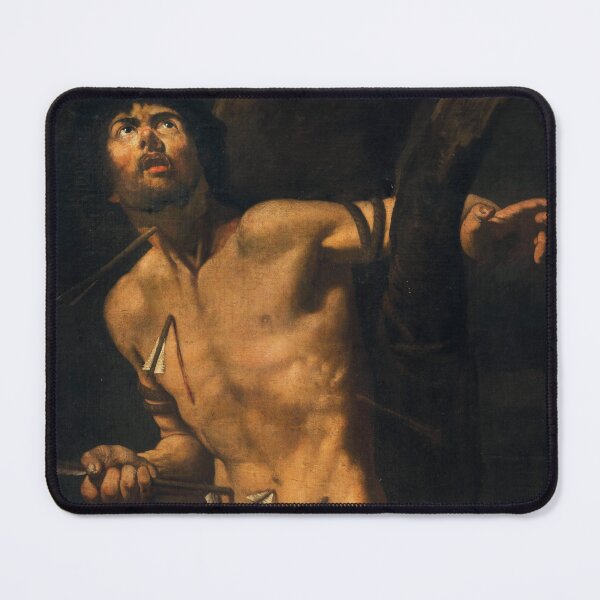 Item preview, Saint Sebastian | Caravaggesque Art | 1650 Renaissance Christian Art designed and sold by CJET.