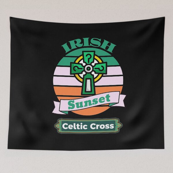 Item preview, Irish Sunset Celtic Cross designed and sold by IrishPOD.