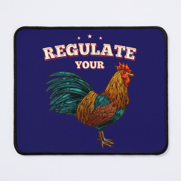 Item preview, Regulate Your Chicken Rooster Reproductive Rights Feminist Pro Choice designed and sold by SweetbeStore.
