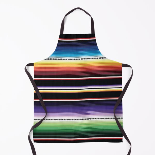 Item preview, Black neon Serape Mexican serape blanket vibrant color stripes zarape saltillo lines pattern designed and sold by T-Mex.