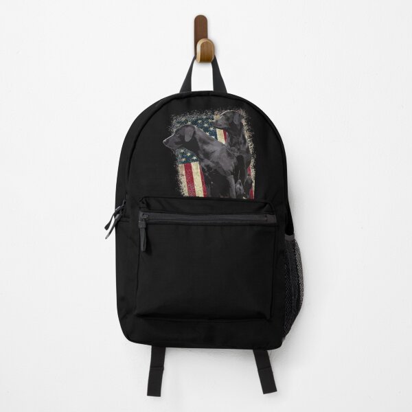 Item preview, Patriotic Black Labrador Retrievers, 2 Labradors with American Flag designed and sold by LifeCrush.