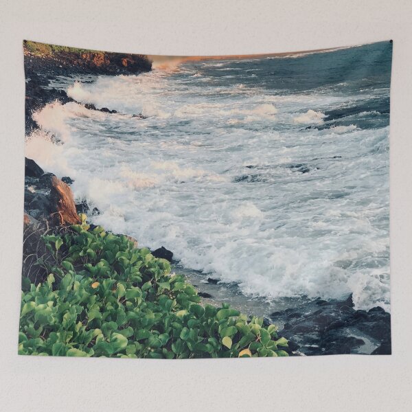 Item preview, Dramatic Ocean Cove With Bubbly, Foamy Surf designed and sold by DEC02.