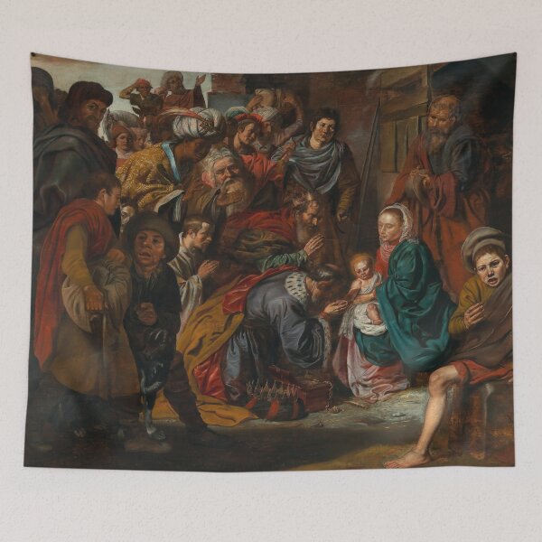 Item preview, The Adoration of the Magi | Dirck van Hoogstraten | 1630 Renaissance Gospel Biblical Art designed and sold by CJET.