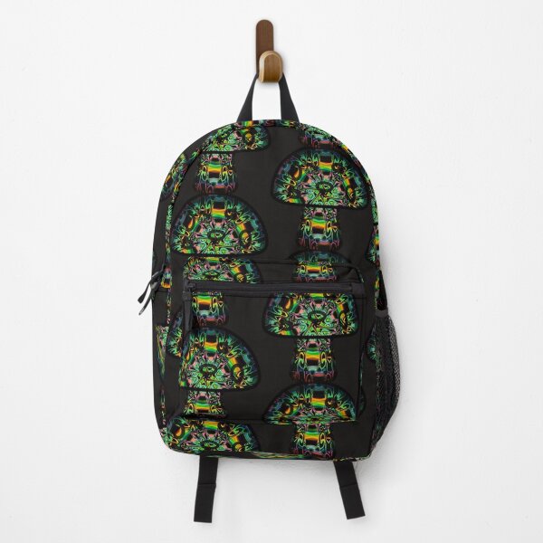 Item preview, Dark multicolored Psychedelic Mushroom, designed and sold by Laree Jones.