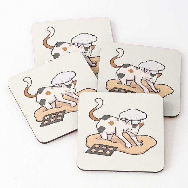 Item preview, Cat Making Biscuits designed and sold by jemidoesart.