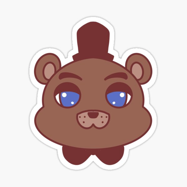 FNaF 2 - Chibi Freddy Fazbear Sticker for Sale by MokaMizore97