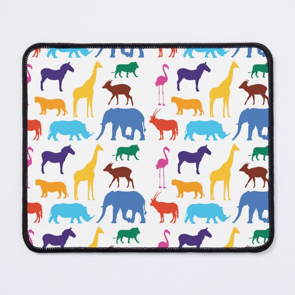 Item preview, colorful zoo animals designed and sold by stephaniepeters.