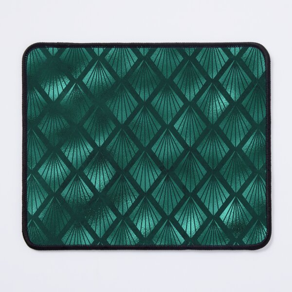 Item preview, Teal Art Deco Pattern, beautiful teal faux metallic effect, my favorite color teal combined with an elegant art deco pattern equals perfection designed and sold by Orianah.