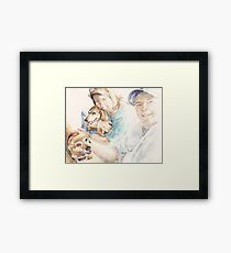 Laurie and Tom Framed Print