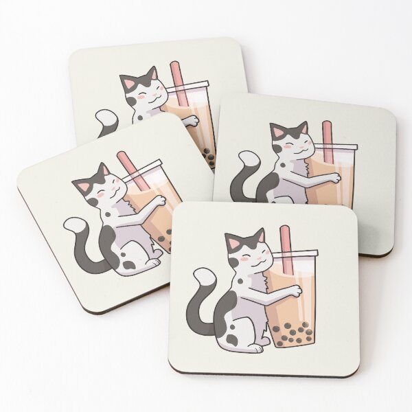 Item preview, Boba Bubble Tea Cat designed and sold by jemidoesart.