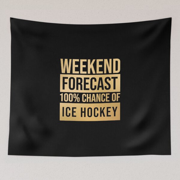 Item preview, Ice Hockey Player Gift Ice Hockey Forecast In Gold Premium Scoop T-Shirt designed and sold by felyn3gloria.