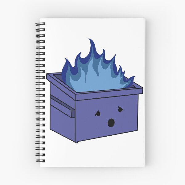 Item preview, Dumpster Fire Blue designed and sold by FUDup.