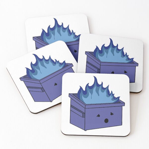 Item preview, Dumpster Fire Blue designed and sold by FUDup.