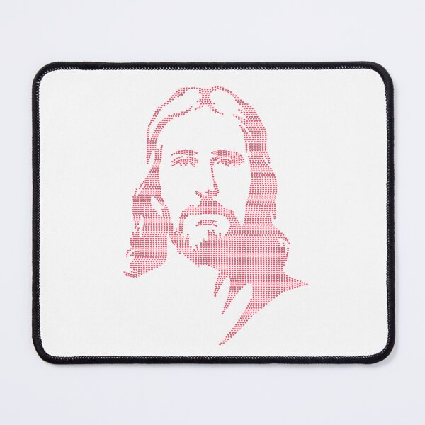 Item preview, Jesus Portrait With Red Hearts - Jesus Face designed and sold by molamode.