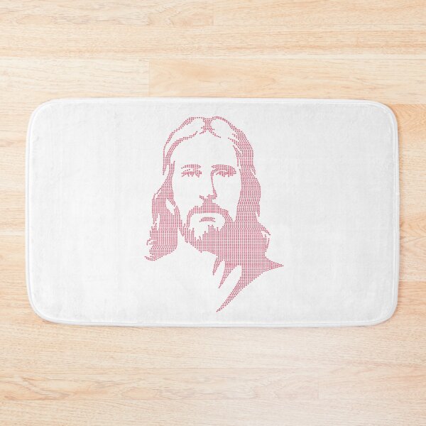 Item preview, Jesus Portrait With Red Hearts - Jesus Face designed and sold by molamode.