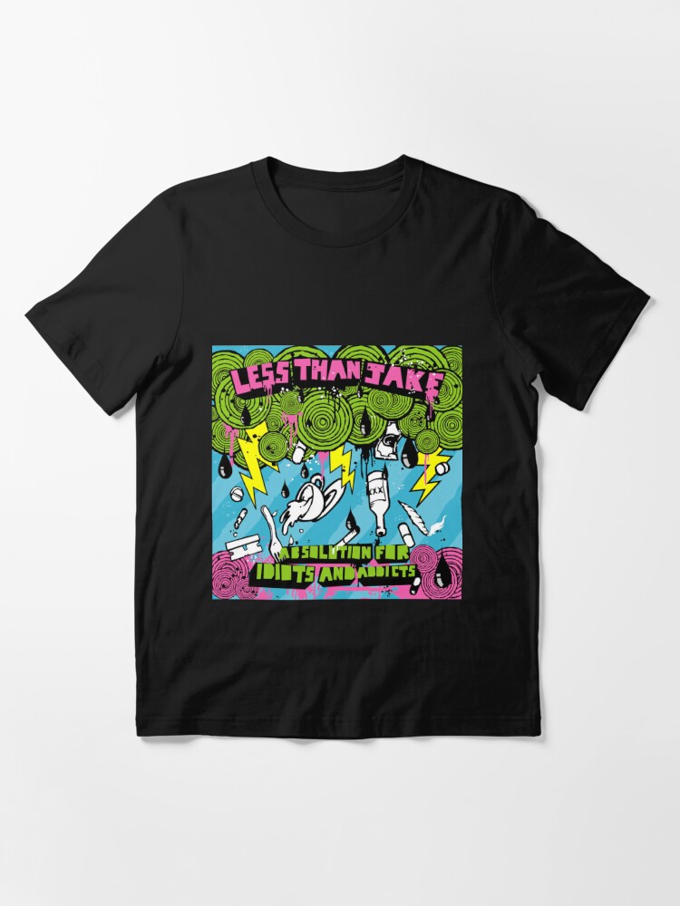 Less Than Jake absolution for idiots and addicts Essential T-Shirt for Sale  by AlbertPresct89