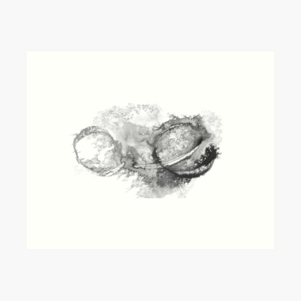Item preview, Large Black And White  Modern Abstract Art Painting designed and sold by Art by  Gordan P. Junior.