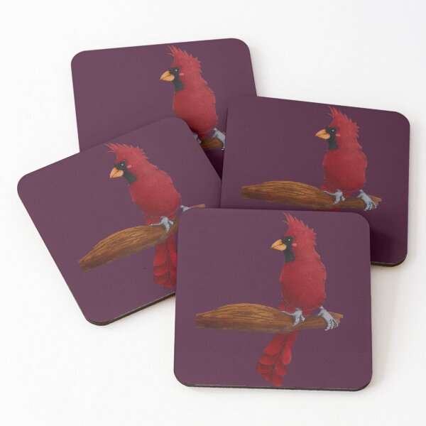 Item preview, Cute Cardinal Illustration  designed and sold by NikaIllustrates.