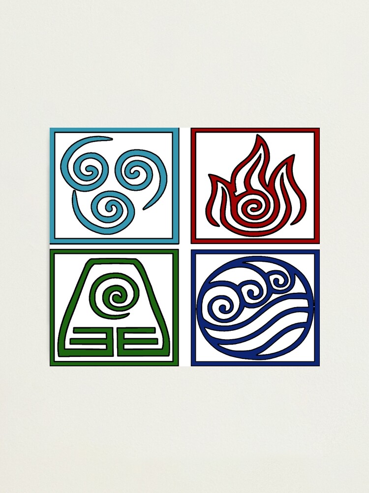 "The Four Elements -Avatar" Photographic Print by Epiclymadguy | Redbubble