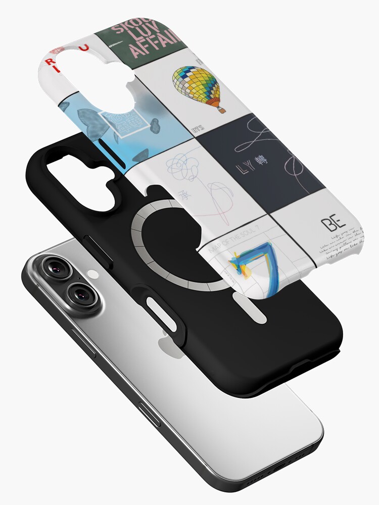 Thumbnail 2 von 4, iPhone-Hülle, BTS-Album-Aufkleber designt und verkauft von plainlaige.