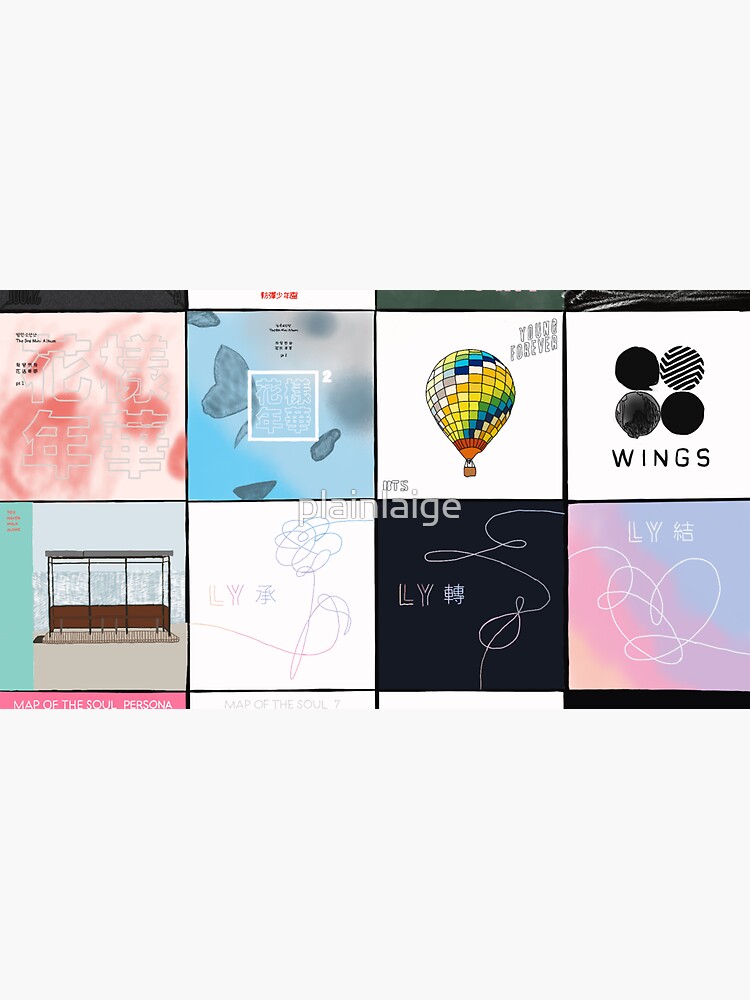 Thumbnail 7 von 7, Cap, BTS-Album-Aufkleber designt und verkauft von plainlaige.